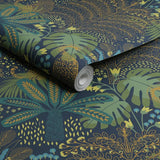 Envy Savannah Fauna natural wallpaper green roll 52cm x 10m, imported from the UK