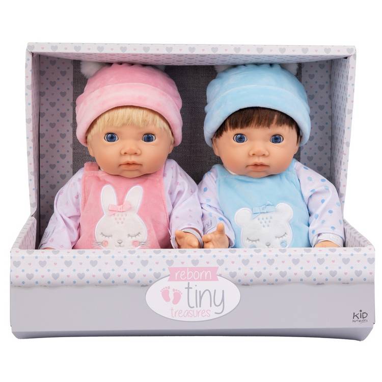 Tiny Treasures twin baby dolls 17 inches - British product