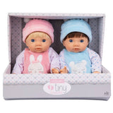 Tiny Treasures twin baby dolls 17 inches - British product