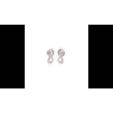 Revere sterling silver diamond infinity studs 0.02ct, UK version