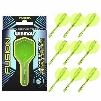 Argos Winmau Fusion Dart Flight and Shaft - Neon Yellow- Buy online at McGrocer
