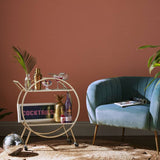 Argos Envy Stitch Please Terracota Orange Wallpaper - 52cm x 10m- Buy online at McGrocer