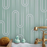 Argos Envy Ups and Downs Pistachio Wallpaper Roll 52cm x 10m- Buy online at McGrocer