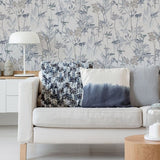 Superfresco Solstice wallpaper pale blue 10m roll, imported from the UK