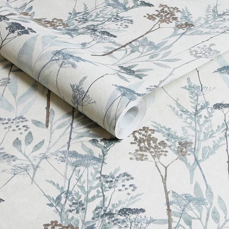 Superfresco Solstice wallpaper pale blue 10m roll, imported from the UK