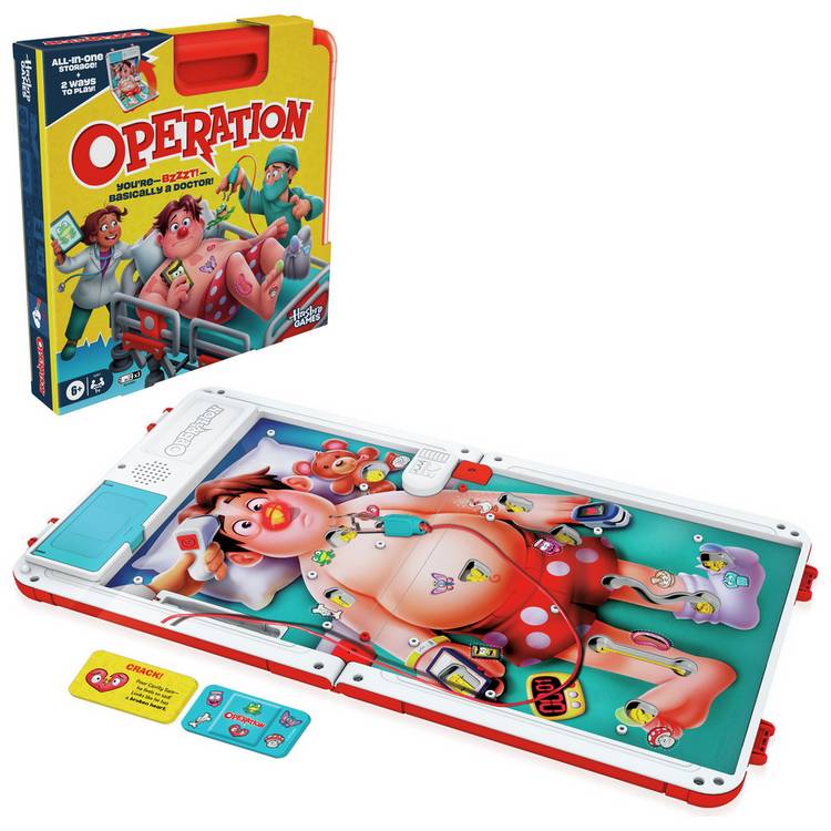 Hasbro Operation Refresh Board Game, imported from the UK