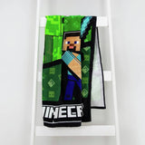 Minecraft beach towel green 140x70cm - British product