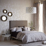 Argos Harlequin Asuka Pearl Metallic Wallpaper 52cm x 10.05m- Buy online at McGrocer