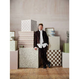 Argos Harlequin Blenets Check Chocolate Multi Colour Wallpaper- Buy online at McGrocer
