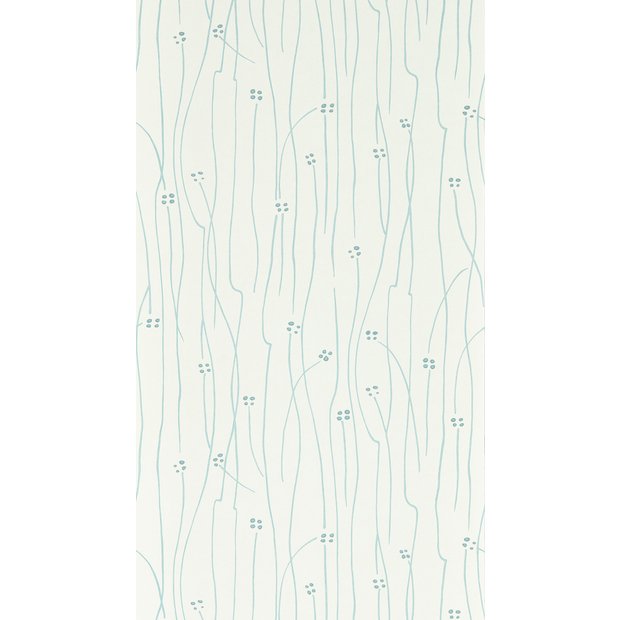 Harlequin Eizou Sky Indigo wallpaper roll, imported from the UK