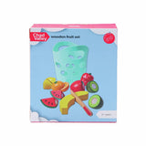 Chad Valley Wooden Fruit Set sliceable toy - British product