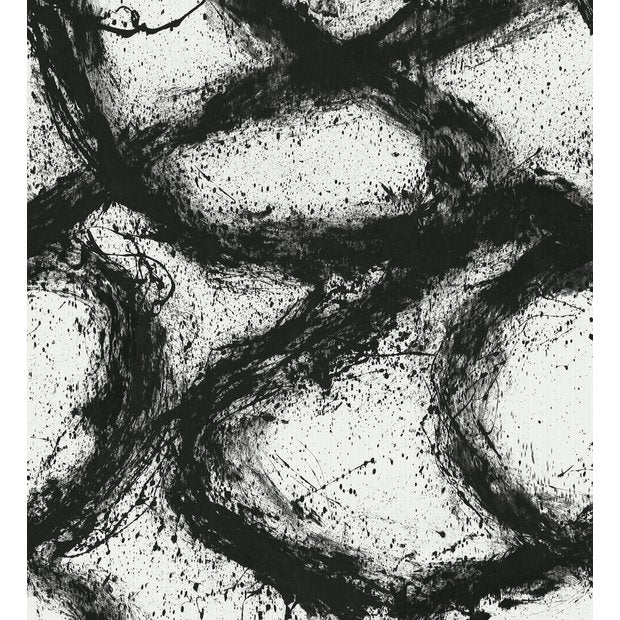 Harlequin Enigmatic Black Earth wallpaper roll (British brand)