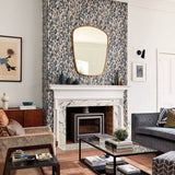 Harlequin Fade Ink Bronze Blue wallpaper with embossed texture (British brand)