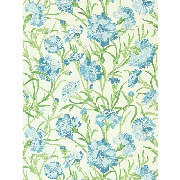 Harlequin Fleur De Joie French Blue wide width wallpaper, UK version