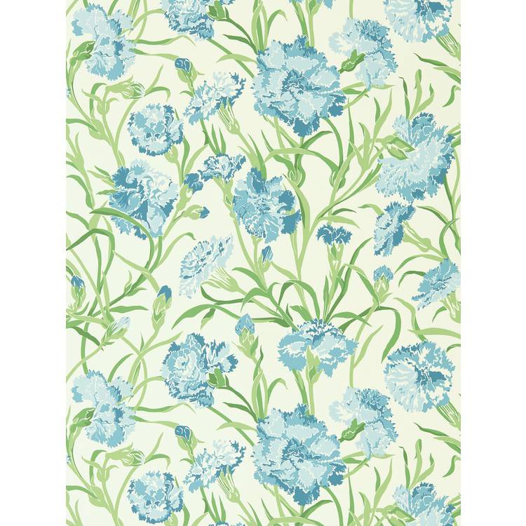 Harlequin Fleur De Joie French Blue wide width wallpaper, UK version
