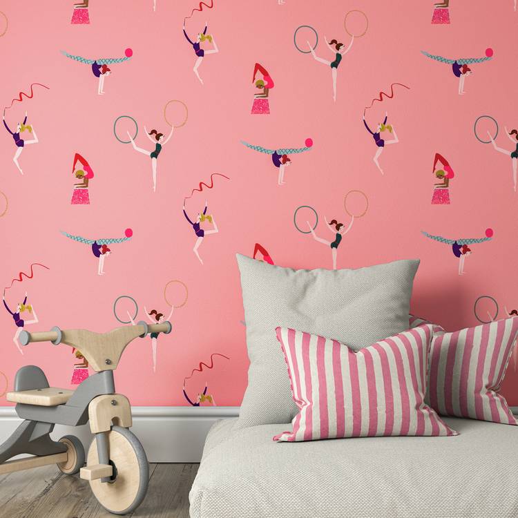 Harlequin Balancing Act Blossom wallpaper - British product