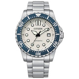 Argos Citizen Men's White Dial Stainless Steel Automatic Watch- Buy online at McGrocer