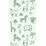 Harlequin Funky Jungle Blue wallpaper, imported from the UK