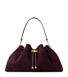 Jimmy Choo medium Cinch suede shoulder bag, imported from the UK