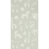 Argos Harlequin Kids Funky Jungle Stone Grey Wallpaper W52cm x L10.05m- Buy online at McGrocer