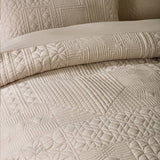 Catherine Lansfield Folkstone Geo natural double bedding set, UK version