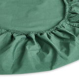 Habitat Cotton Rich 180 TC Green Fitted Sheet - Small Double