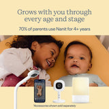 Nanit Pro smart baby monitor with floor stand, UK version