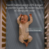 Nanit Pro smart baby monitor with floor stand, UK version