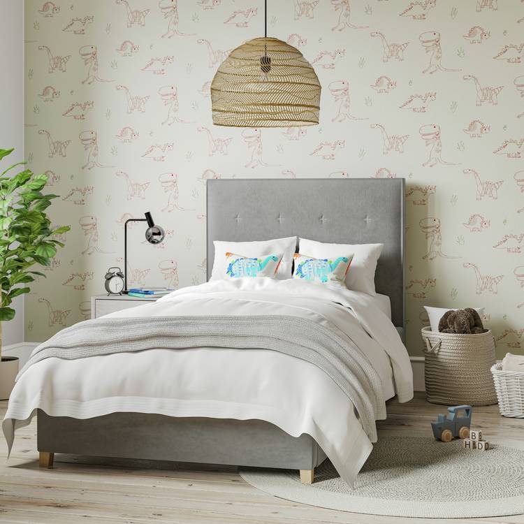 Harlequin Jolly Jurassic Emerald wallpaper, imported from the UK