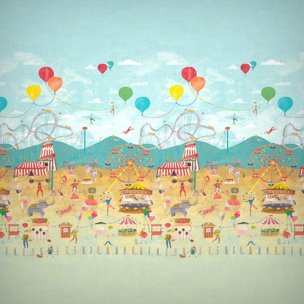 Harlequin Life's a Circus wallpaper roll - British product