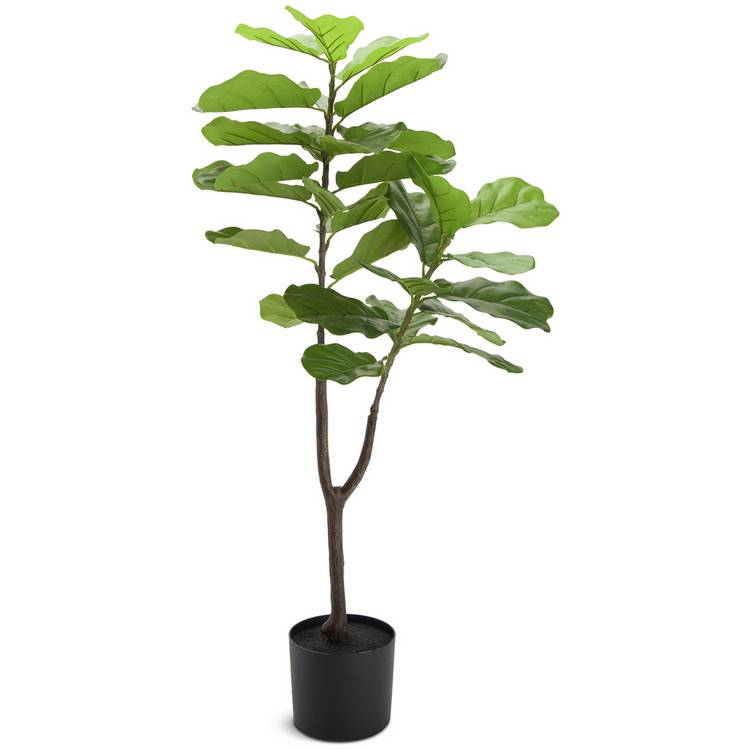 Habitat artificial green fig tree 48cm, imported from the UK