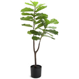 Habitat artificial green fig tree 48cm, imported from the UK