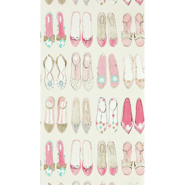 Harlequin Kids World At Your Feet Pink wallpaper, imported from the UK