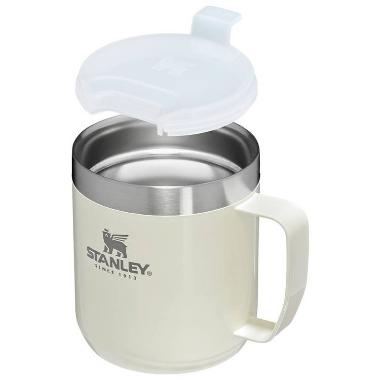 Stanley cream camp travel mug 350ml (British brand)