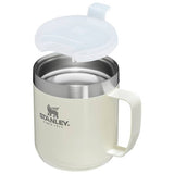 Stanley cream camp travel mug 350ml (British brand)