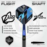 Winmau Galactics 24g tungsten darts set, UK version