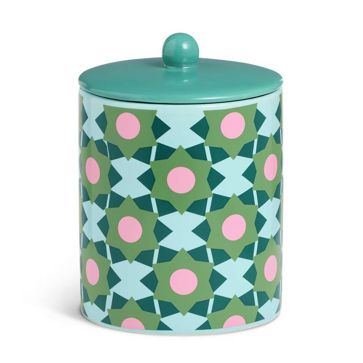 Habitat Juniper & Gin scented candle 8cm ceramic holder (British brand)