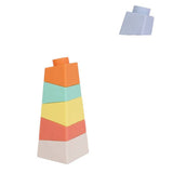 Chad Valley stacking tower set featuring 5 colourful characters, UK version