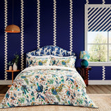 Harlequin Ric Rac Lapis wallpaper (British brand)