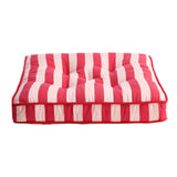 Habitat red and pink striped seat cushions pack of 2 (British brand)