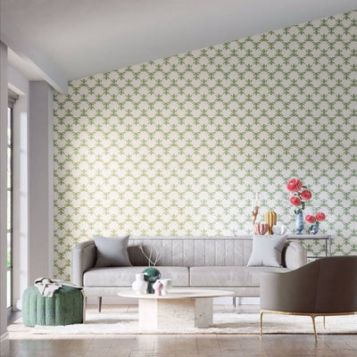 Argos Harlequin Wood Frog Forest Chalk Green Wallpaper W52cm x L10.05m- Buy online at McGrocer