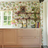 Argos Harlequin Woodland Floral Peridot Ruby White Wallpaper- Buy online at McGrocer