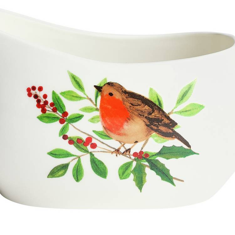 Argos Home white stoneware gravy boat 570ml (British brand)