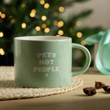 Argos Home Pets Not People mug sage green 380ml - British product