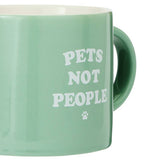 Argos Home Pets Not People mug sage green 380ml - British product