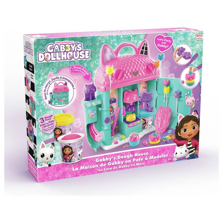 Gabby's Dollhouse Dough House creative toy with moulds, imported from the UK