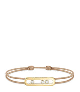 Harrods Messika Care(s) Yellow Gold and Diamond Bracelet 0.26ct- Buy online at McGrocer