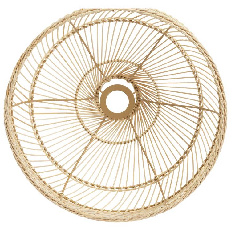 Habitat rattan lampshade small easy fit 35cm, UK version