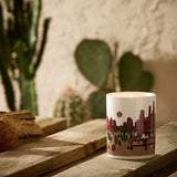 Habitat ceramic candle with lid Texas, imported from the UK