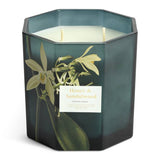 Habitat honey sandalwood multiwick candle blue glass holder, UK version